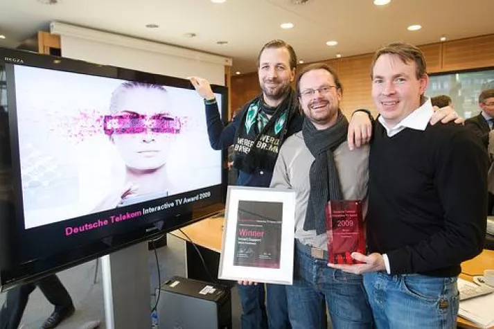 Bild: broad|Support gewinnt den Interactive TV Award 2009