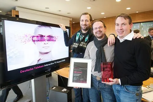 Bild: broad|Support gewinnt den Interactive TV Award 2009