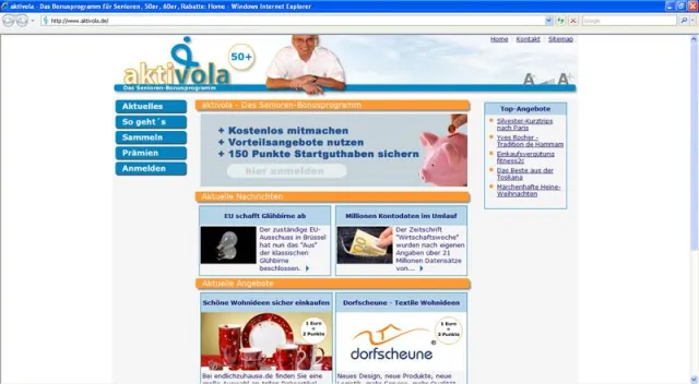 Bild: aktivola, das Bonussystem für Senioren erfolgreich angelaufen