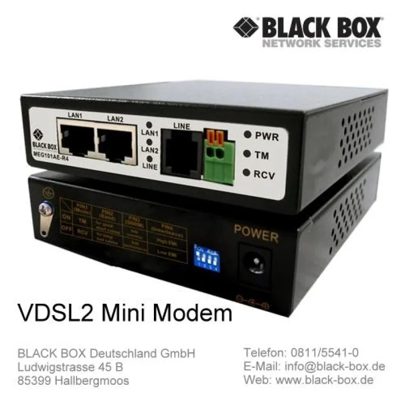 VDSL 2 Modem von BLACK BOX Deutschland