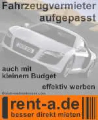 rent-a.de unterstützt lokale Fahrzeugvermieter mit neue Kunden Bild: rent-a.de unterstützt lokale Fahrzeugvermieter mit neue Kunden