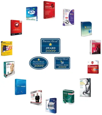 Bild: ProtectStar zeichnet erneut namhafte Hersteller von Internet Security Suiten mit dem ProtectStar AWARD aus