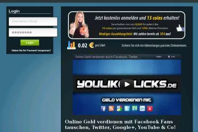 Bild: YouLikeClick: Mit Facebook Fans echtes Geld verdienen