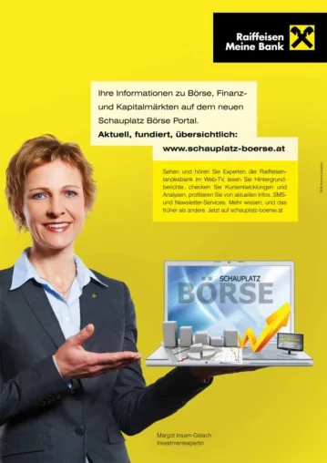 die3 relauncht „Schauplatz Börse“ für die Raiffeisenlandesbank Vorarlberg Bild: die3 relauncht „Schauplatz Börse“ für die Raiffeisenlandesbank Vorarlberg