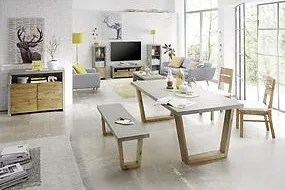 Beton trifft Massivholz Bild: Beton trifft Massivholz