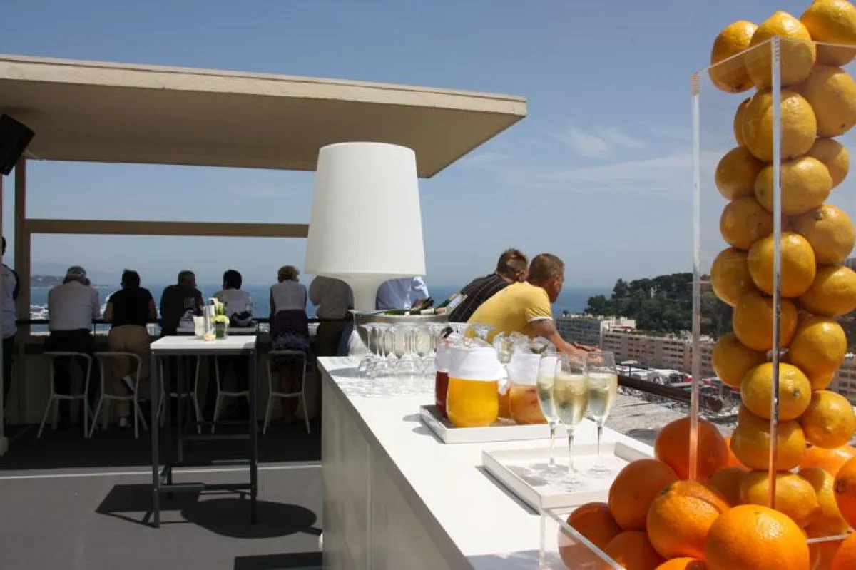 BMW VIP-Lounge in Monaco (Foto: GS Eventbüro, frei zur Veröffentlichung bei Namensnennung)