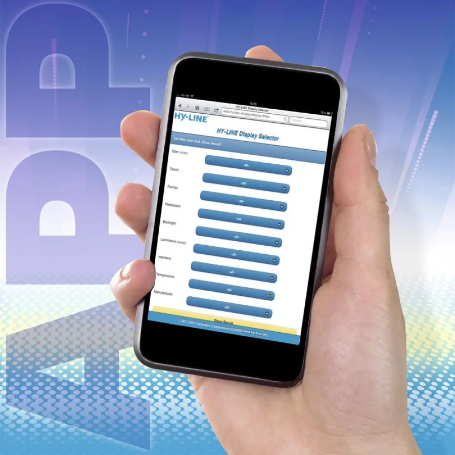 Display Filter als App für Android und Apple iOS - HY-LINE Computer Components