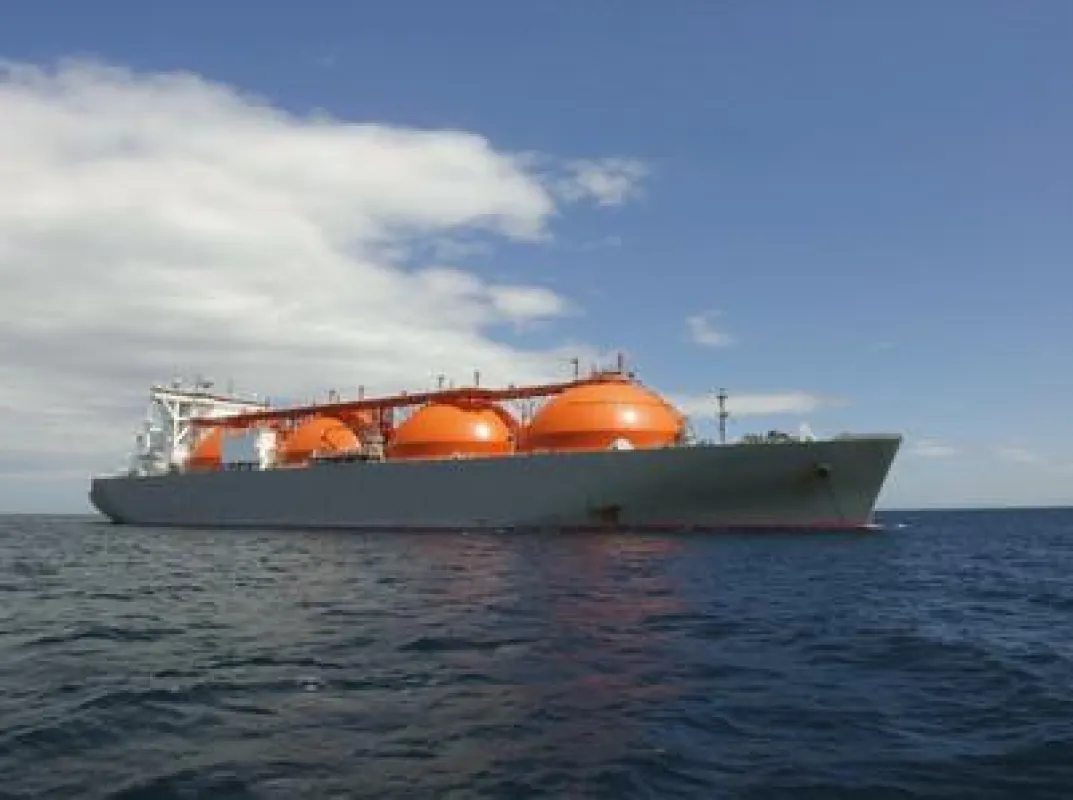 LNG-Tanker mit Kugeltanksystem