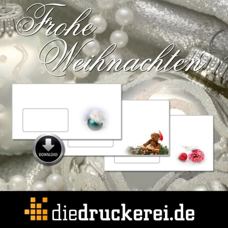 Weihnachtliche Kuverts