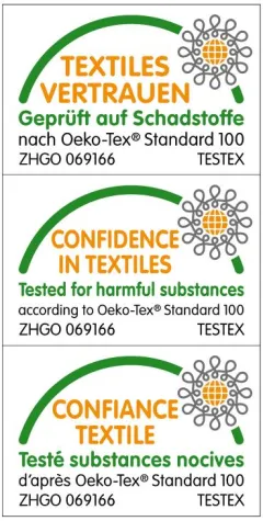 Bild: Öko Tex® Standard 100 jetzt auch bei Amazonas Tragetüchern