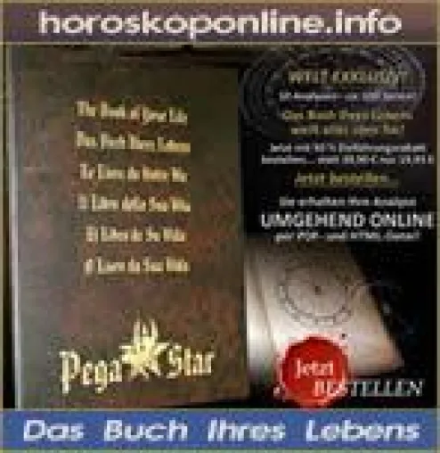 Bild: Spezielle Online-Software errechnet Ihr persönliches Lebensbuch.