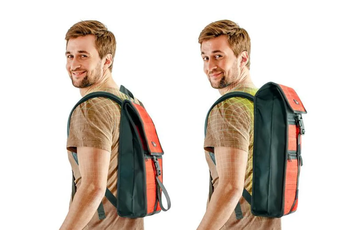 Der neue Rucksack Eric aus gebrauchtem Feuerwehrschlauch