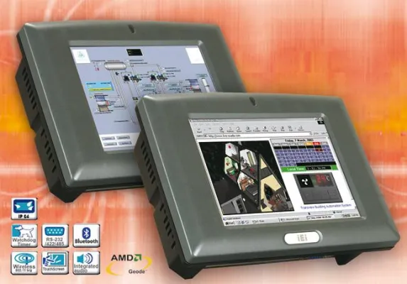 Bild: Mini - LCD-Panel-PC – kompakt und effizient