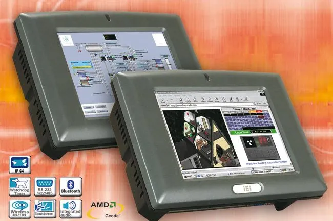 Bild: Mini - LCD-Panel-PC – kompakt und effizient