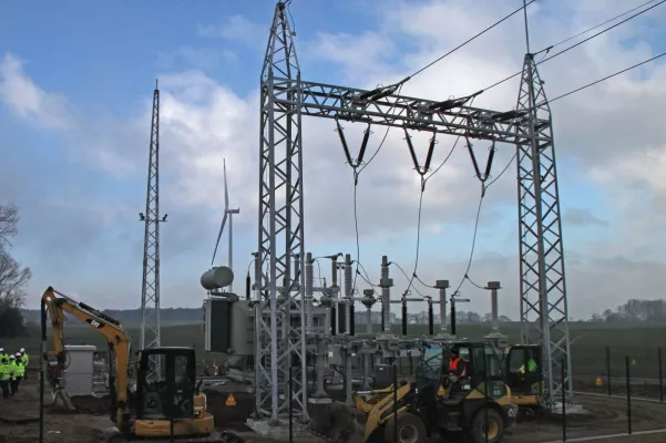 Bild: E.DIS und WIND-projekt: erneuerbare Energien im Stromnetz