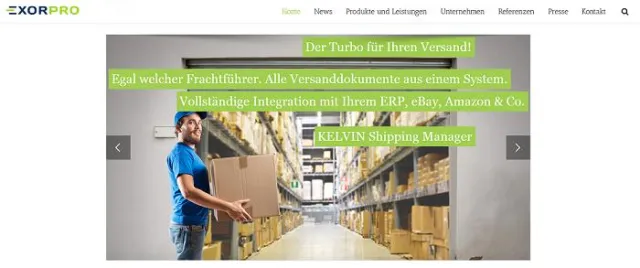 Ilmenauer (Logistik-) Softwareunternehmen EXOR PRO mit neuer Webpräsenz vertreten Bild: Ilmenauer (Logistik-) Softwareunternehmen EXOR PRO mit neuer Webpräsenz vertreten