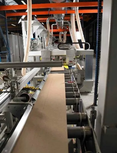Bild: Türenwerk Güsten: 10.000 Meter Material täglich auf neuer Taktstraße