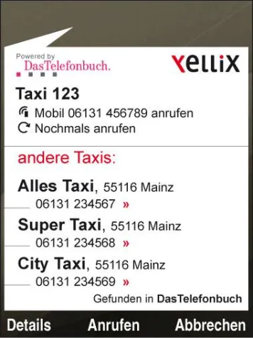 Bild: YELLIX – neuartige Anruferkennung für Handys