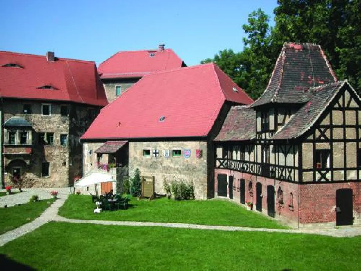 Außenaufnahme der Ordensburg in Liebstedt