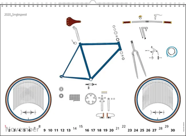 Verlag radundbuch.de bringt neue Fahrradkalender 2020 Bild: Verlag radundbuch.de bringt neue Fahrradkalender 2020