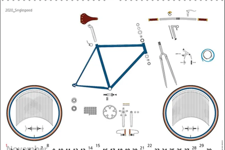 Bild: Verlag radundbuch.de bringt neue Fahrradkalender 2020