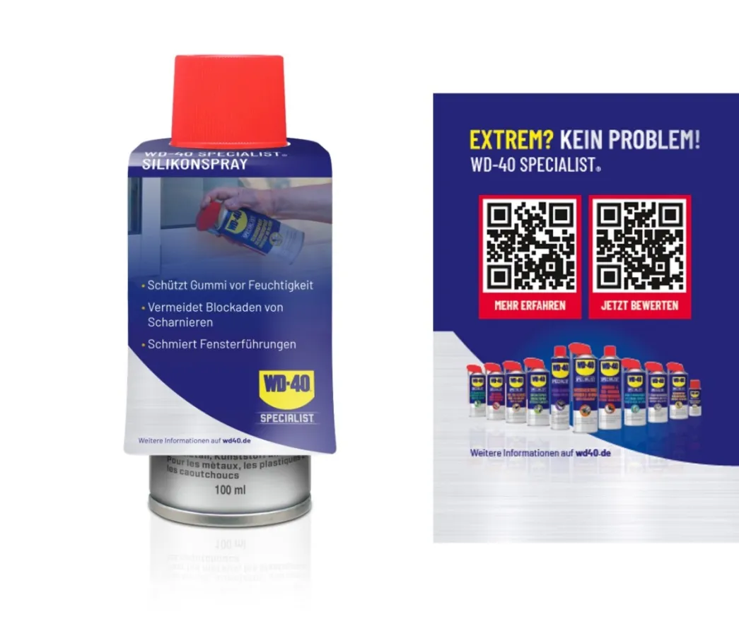 WD-40 SPECIALIST Silikonspray Samplingaktion