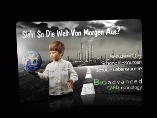 Bild: Was genau ist PLA und warum wird es für Karten aus nachwachsenden Rohstoffen verwendet?