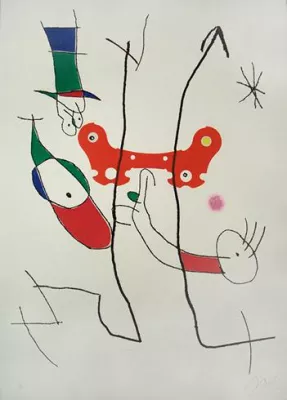 Bild: "Meister auf Papier" - Miró, Chillida, Tàpies, Sempere, Blasco, Saura, Rivera, Victoria und Balart