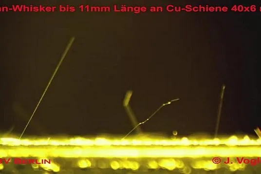 Zinnwhisker: Kurzschlüsse wie aus dem Nichts Bild: Zinnwhisker: Kurzschlüsse wie aus dem Nichts