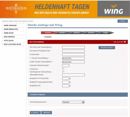 Bild: Wiesbaden Kongressallianz kooperiert mit meetingmasters.de: Online-Veranstaltungsplaner "Wing" ist online