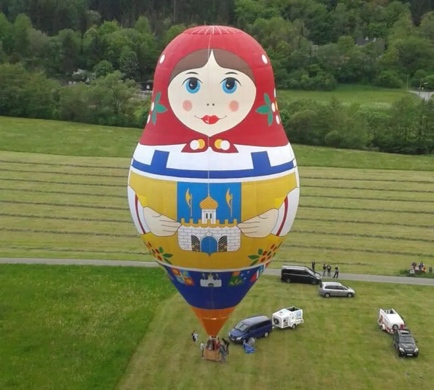Eine Riesenmatroschka - auch auf der BALLOON FIESTA 2015 präsent!