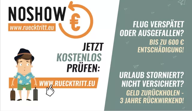 Bild: Trotz AGB, tausende Reisende haben zu Unrecht hohe Stornokosten entrichtet!