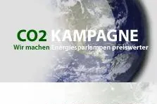 Bild: Umwelt schützen und Geldsparen mit Energiesparlampen der CO2 Kampagne der Projektwerkstatt