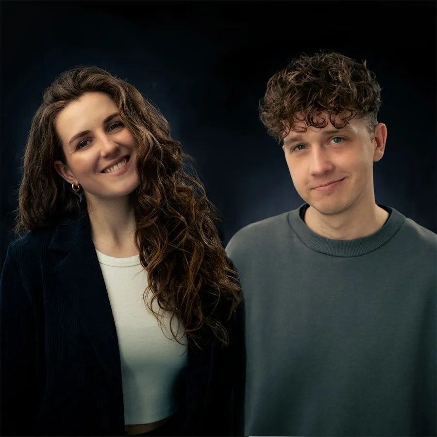 Weit weg films; Caroline Büchele und Jannik Pankow (© Weit weg films)