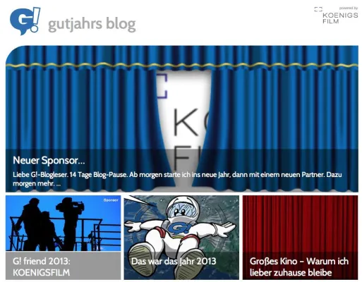 Bild: Koenigsfilm sponsert G! gutjahrs blog