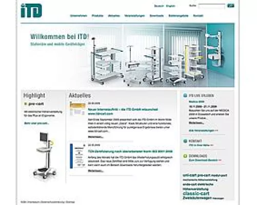 Bild: Pantos relaunched den neuen Internetauftritt der ITD GmbH