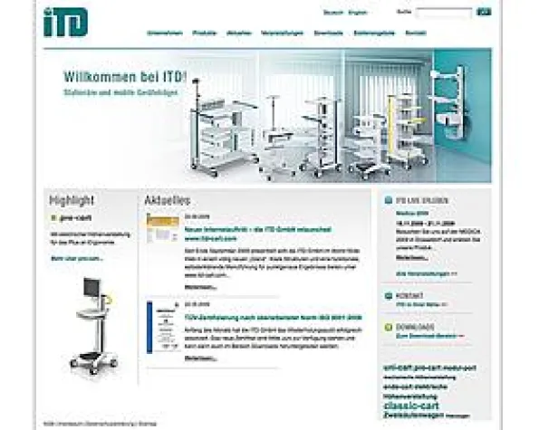 Pantos relaunched den neuen Internetauftritt der ITD GmbH Bild: Pantos relaunched den neuen Internetauftritt der ITD GmbH