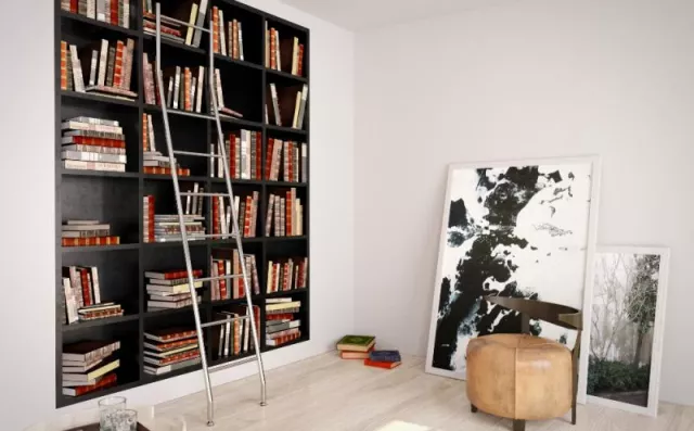 REICHERT ergänzt Sortiment um Edelstahlleiter für Bibliotheken Bild: REICHERT ergänzt Sortiment um Edelstahlleiter für Bibliotheken