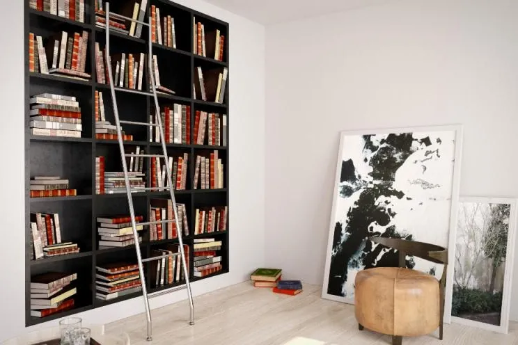 Bild: REICHERT ergänzt Sortiment um Edelstahlleiter für Bibliotheken