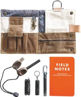 Bild: Snowboard reparieren, Feuer machen, Geschichten schreiben – mit dem Every Day Carry Kit ist alles möglich!