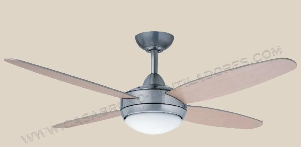 Der SONIC in nickel gebürstet, Blätter in ahorn