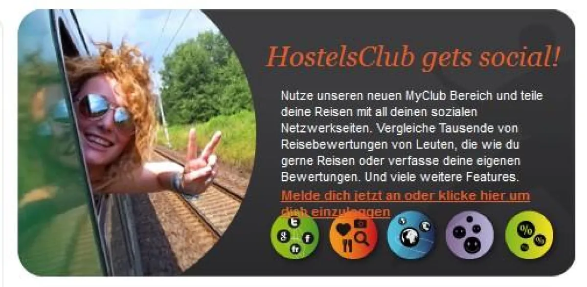 HostelsClub gets social!