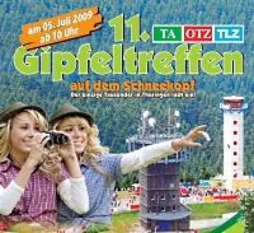 Bild: Naabtal Duo und Rennsteigfeuer beim Gipfeltreffen