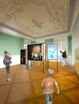 Bild: „Kuhstall und Silberteller“ – Neue Ausstellung im Barockschloss Rammenau erweckt Schlossgeschichte zum Leben