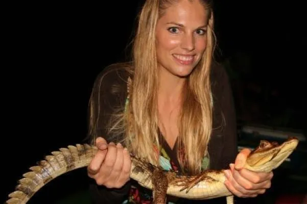 88. Tier: Kaimanjagd bei Nacht Bild: 88. Tier: Kaimanjagd bei Nacht