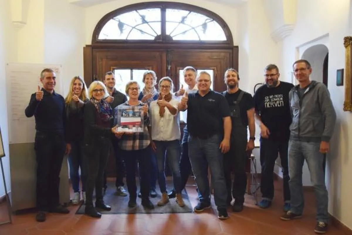 17720 Kilometer insgesamt radelten Mitarbeiterinnen und Mitarbeiter der Stiftung Liebenau.