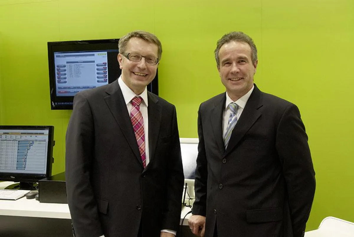 Malachowski (GF act'o-soft) und Dr. Franz (Takko Fashion)