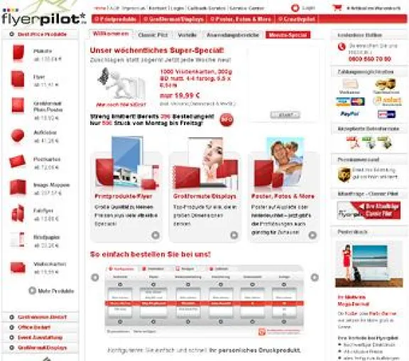 Online-Druckerei Flyerpilot mit neuem Auftritt online – Premiere geglückt Bild: Online-Druckerei Flyerpilot mit neuem Auftritt online – Premiere geglückt