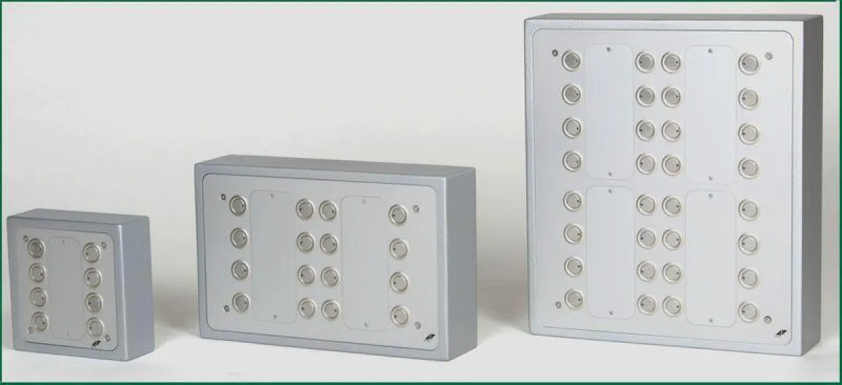 Die Tableaus im neuen Aluminiumgehäuse