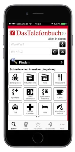 Bild: Vorhang auf: Das Telefonbuch jetzt auch mit Kinoprogramm